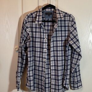 Banana Republic Men’s Soft Wash Tailored Slim Fit Plaid Shirt